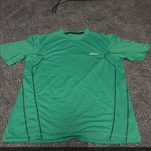 ASICS Men's Green Tee